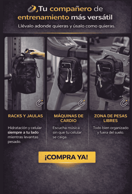 Bolso Magnético para Gym | Sistema Modular Patentado